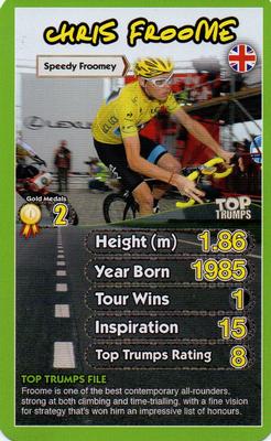2015 Top Trumps Cycling Heroes #NNO Chris Froome Front